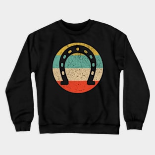 Retro Horseshoe Crewneck Sweatshirt